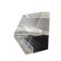 Modern Eco-Friendly Acrylic Display Stand 8.2\" X 5.4\" X 12.4\" Three Layers Height No Need for Hooks Decorative Box