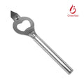 New Arrival Round Handle Can Opener Beer Stainless Steel Metal Silver Bottle Opener Beer