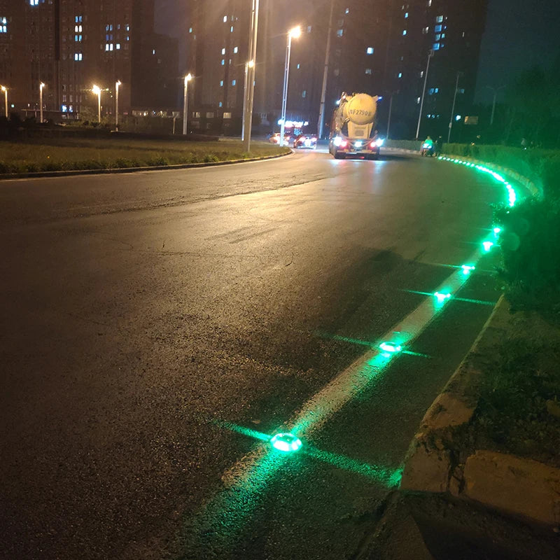IP68 Waterproof Crystal Vialeta Solar Solar Powered Road Stud Marker