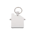 RubySub Wood MDF Wholesale House Shaped Keychain Sublimation House Keychain