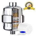 Universal 15 Stage Shower Water Purifier Filter Set Alkaline Shower Filter for Hard Water for Shower Filter Cartridge