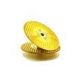 DEYI 125mm Gold Titanium Plating M14 Flange Electroplated Diamond Cutting Grinding Disc Saw Blade for Granite Marble Ceramic