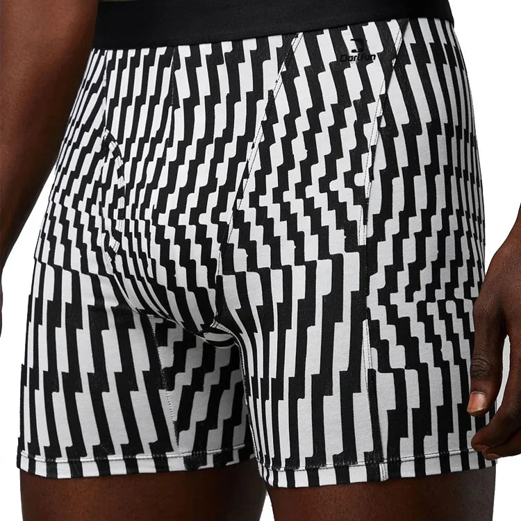 Wholesale Custom Comfortable Knitted Breathable Men's Boxer Briefs Underwear