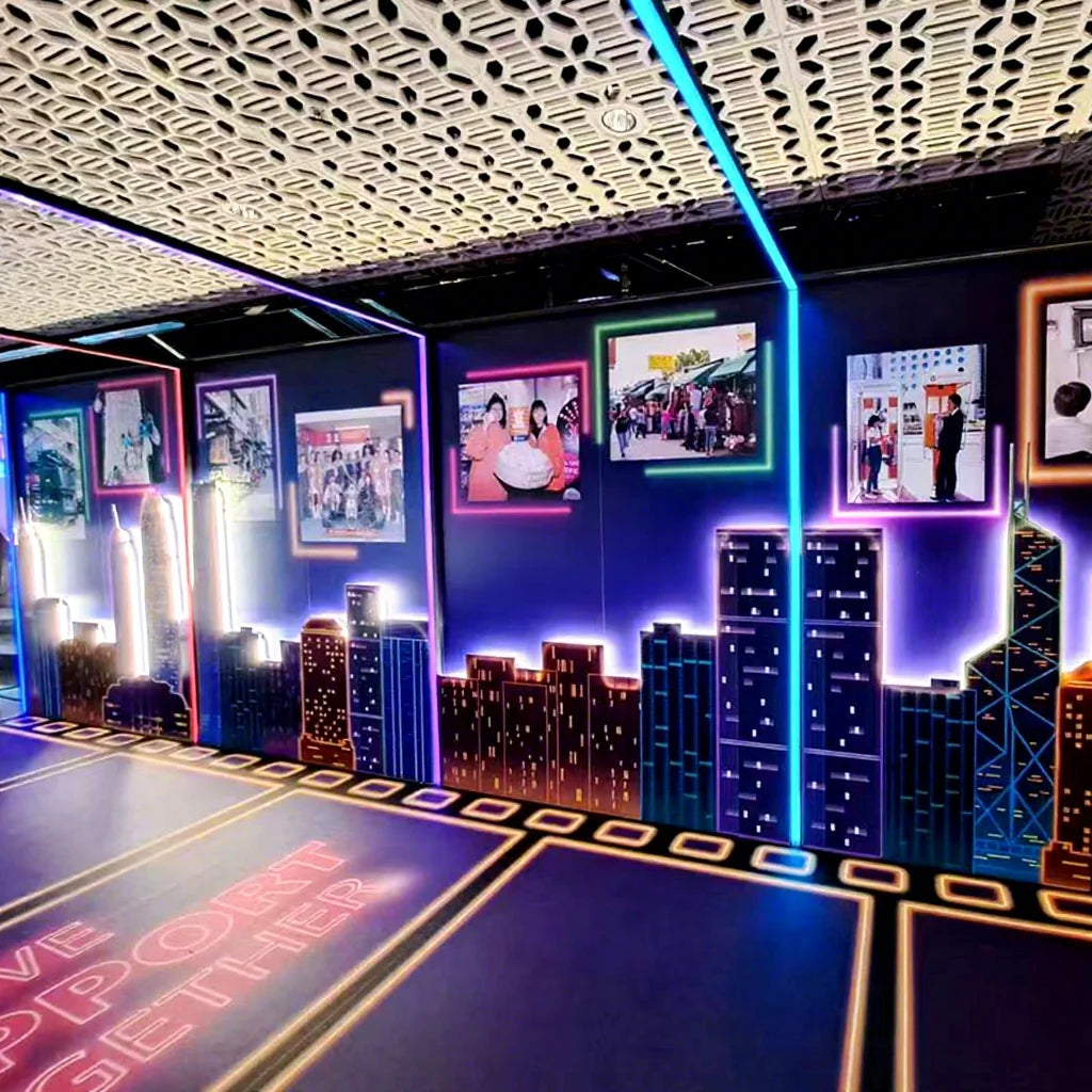 Create a Unique Lighting Experience Remote Control Hexagon Lighting Rgb Gaming Light Bar