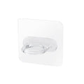 Multifunctional Transparent PVC Door Wall Shower Bottle Hooks Strong Self-Adhesive Storage Sucker for Home Use for Bathroom