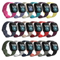 IVANHOE for Fitbit Versa 3 Watchband Silicone Strap for Versa3 / Sense Bracelet Band Smart Watch Sport Replacement Wristband