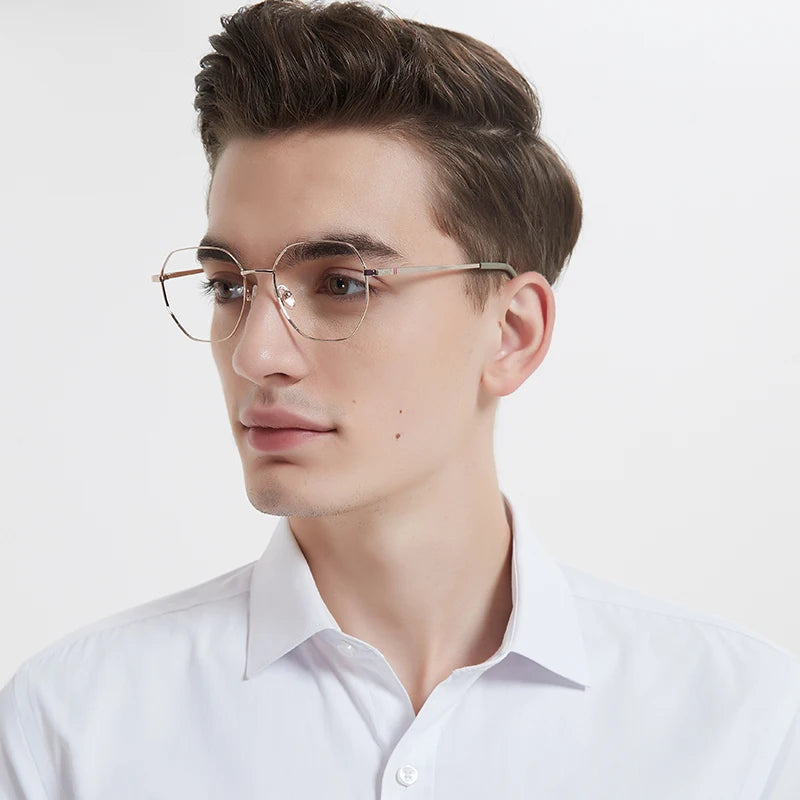 New Arrival Retro Metal Glasses Frames Blue Light Blocking Metal Eyeglasses Optical Frames Eyeglasses