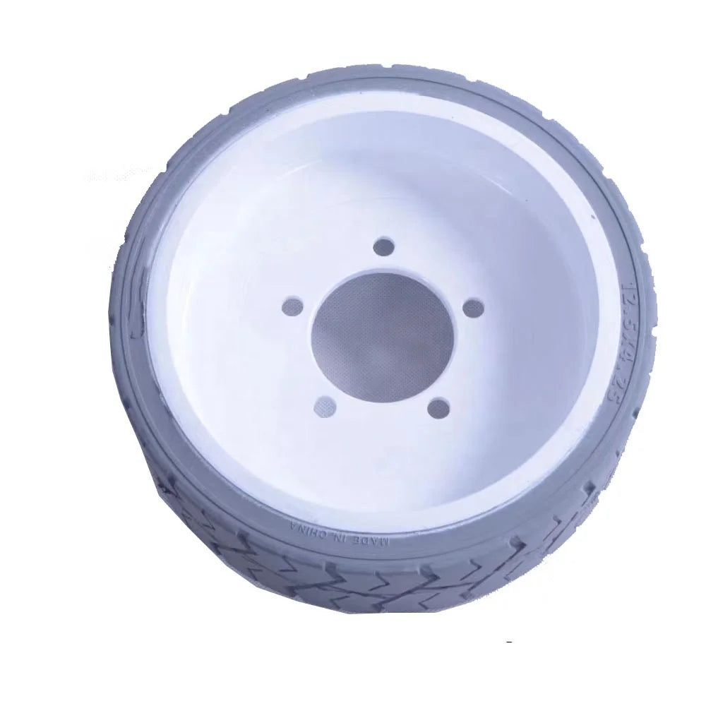 HNARL JLG 4860182 Wheel 12.5 X 4.25 Non-marking Gray Jlg 4860182 Wheel for 1532E2 1932E2 JLG Scissor Lift Wheel