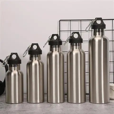 350ml/500ml/600ml/750ml/1000ml Double Wall Thermal Vacuum Flask Insulated Outdoor Sports Drink 18/8 Stainless Steel Water Bottle
