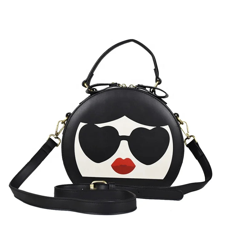Designer Luxury Summer Handbag Trendy Cute Cartoon Printed Zipper Single Shoulder Messenger Bag