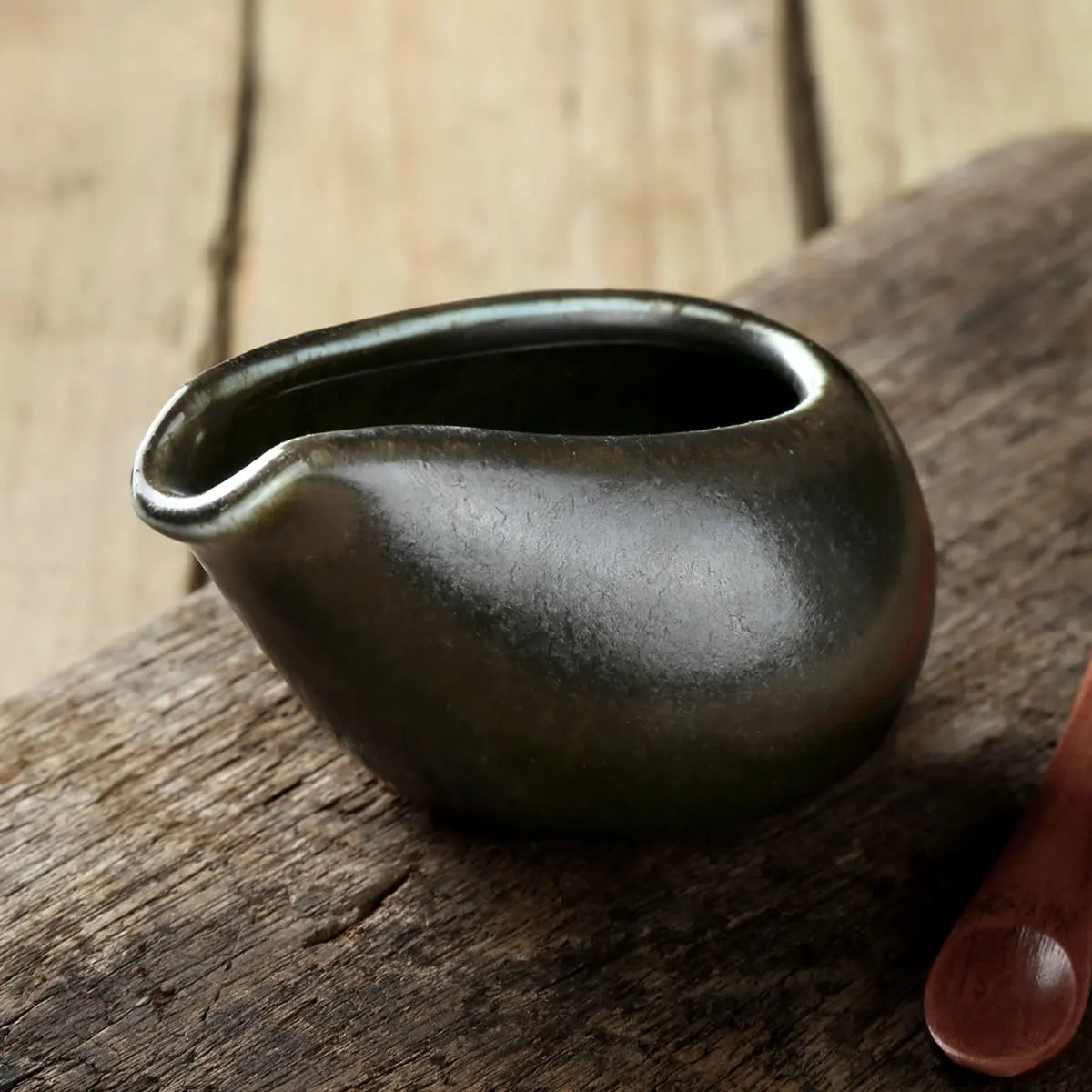 Factory Direct Wholesale Restaurant Matte Black Ceramic Sugar and Milk Coffee Creamer Jug Sets