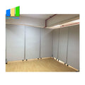 Wooden Movable Divider with Wheels Foldable Partition Walls for Restaurants in Singapore for Dining Applications