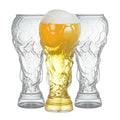 Hot Selling Good Quality Hercules Cup Football Word Cup High Borosilicate Glass Beer Mug Special Shape