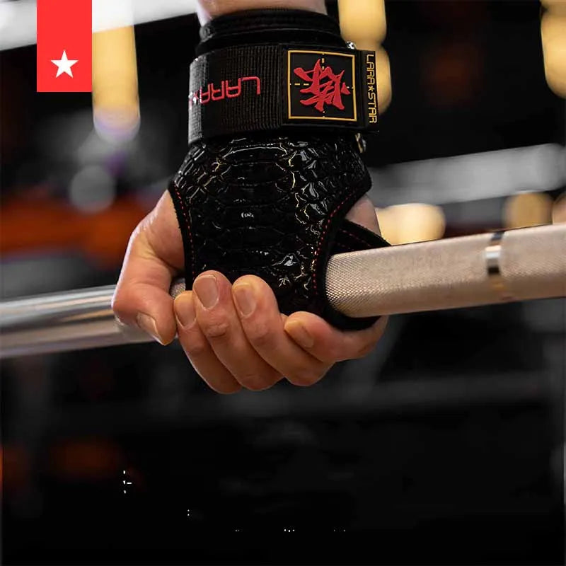 LS0754 RTS  Fitness Gymnastics Hand Grips Palm Padded Weightlifting Powerlifting Deadlift Palm Pad Protector Guard