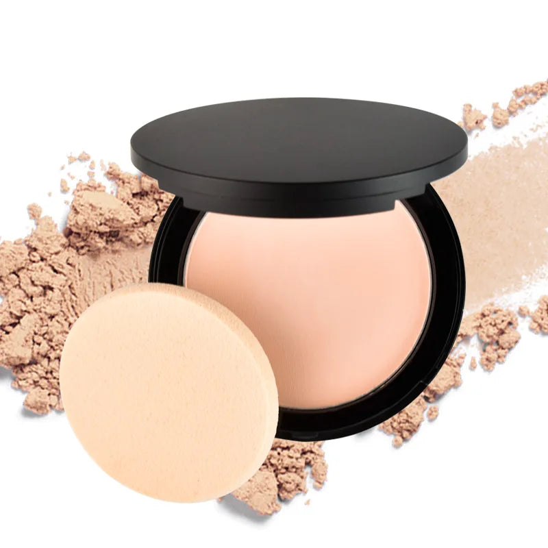 12 Colors Compact Powder Oil Control Waterproof Pressed Setting Makeup Powder Private Label