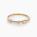 LOZRUNVE Prong Setting Multi Shape CZ Crystal Stackable Dainty Ring Sterling Silver 925