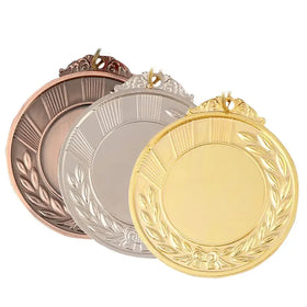 Wholesale Gold Sliver Copper Laser Engravers Sticker Blank Sports Medal