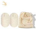Zero Waste 3.15" Organic Hemp Makeup Remover Pads Cotton Laundry Bag Set Hemp Cotton Face Cleansing Pads