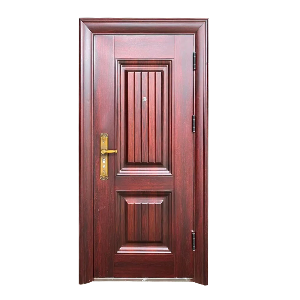 China New Modern Italy Design Hot Sale Metal Other Front Entry Door Cheap Price Exterior Steel Security Doors for Houses With Smart Lock