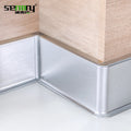 Beautiful Colors Bathroom Floor Skirting Board Aluminium Profile Flooring Edge 60mm Skirting Board Wall Skirting Board
