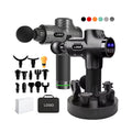 Touch Screen Deep Tissue Fascia Muscle Massage Gun Vibration Muscle Relax Therapy Massage Gun With SixMassage Head
