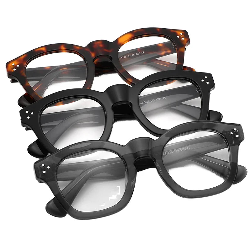 High Quality Vintage Acetate Optical Frame Glasses Colorful Eyeglass Frames Wholesale