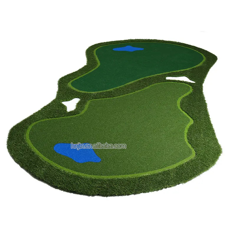 Factory Custom Golf Green Golf Course Putting Mat Golf Indoor Putting Mat Practice Training Aid Golf Gifts for Home Office