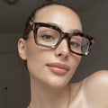 Square Glasses Frame 2025 New Flat Mirror Glasses Frame Women