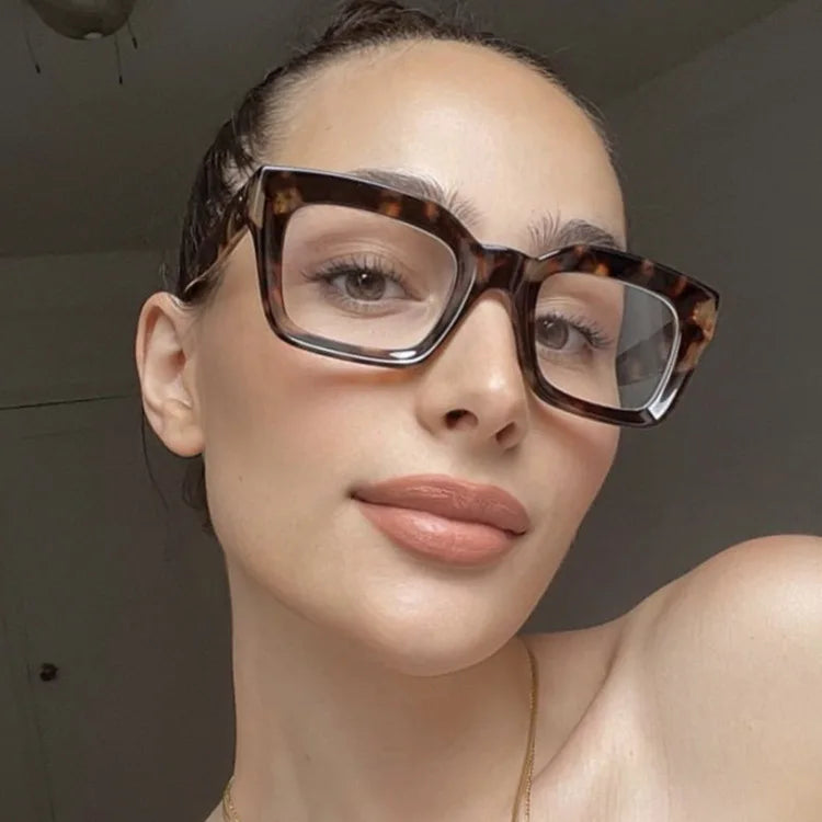 Square Glasses Frame 2025 New Flat Mirror Glasses Frame Women