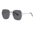 2024 New Metal Nylon Sunglasses with Large Frame UV400 Sunscreen Available in Blue White Pink