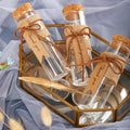 Corked Glass Bottle Chocolate Packaging Bottle Clear Candy Box With Thank You Gift for Wedding Engagement Birthday Party
