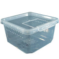 Convenient Large Size Transparent Plastic Reptile Feeding Box