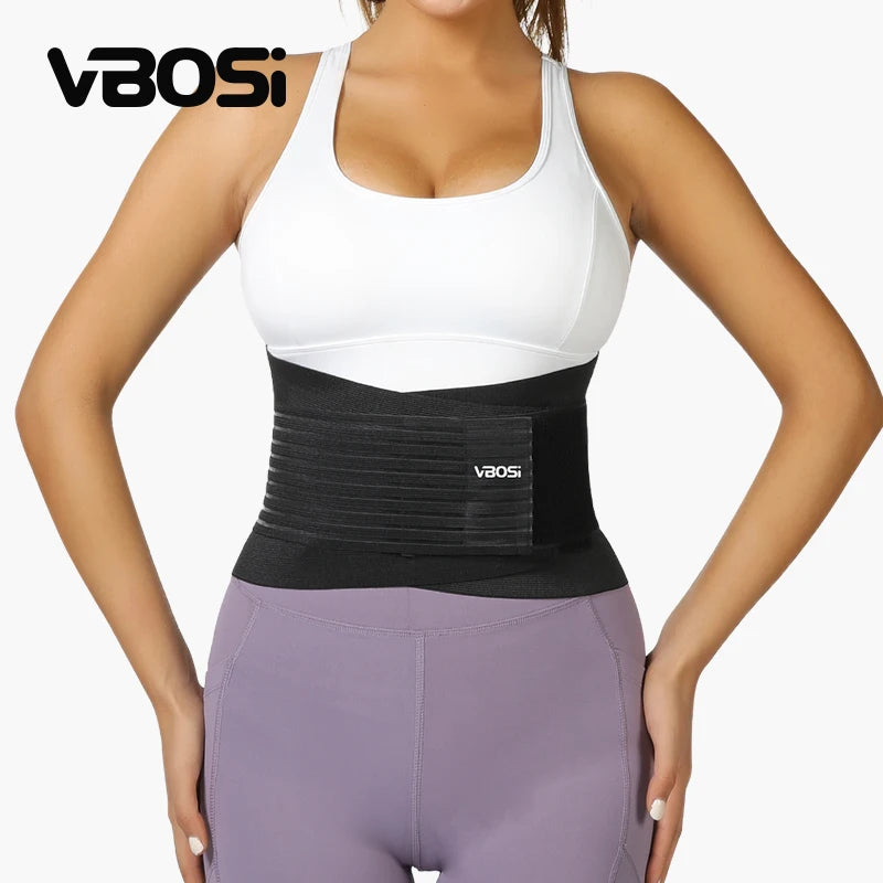 VBOSi 0052 Customized Double Straps Elastic Waist Trainer Weight Loss Corset for Lower Back Pain Relief Basketball Training