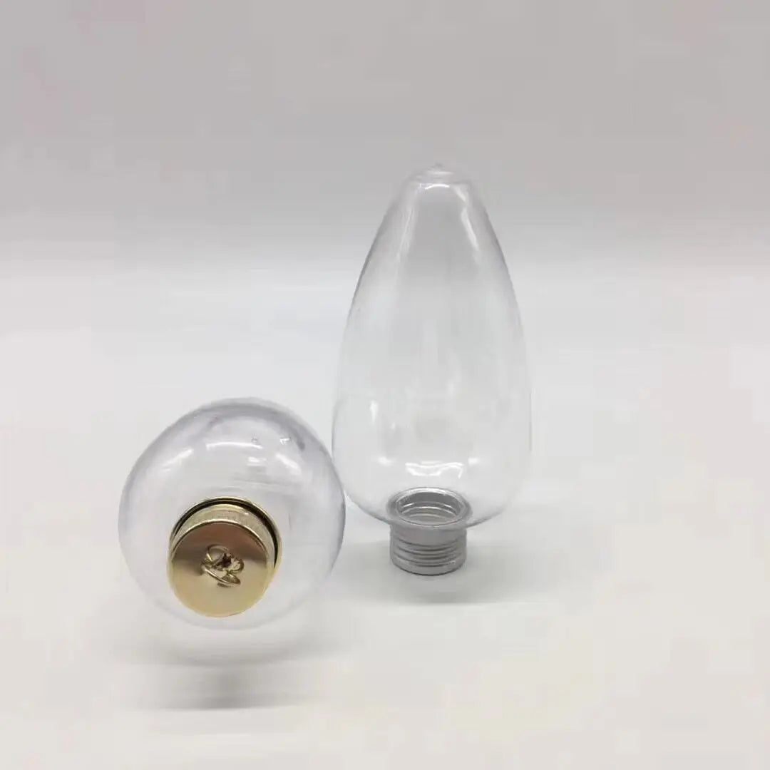 Manufacturers Customized Logo 30ML for Plastic Pet Bottle Small Light Bulb Shape Hook Christmas Decoration Screen Printing