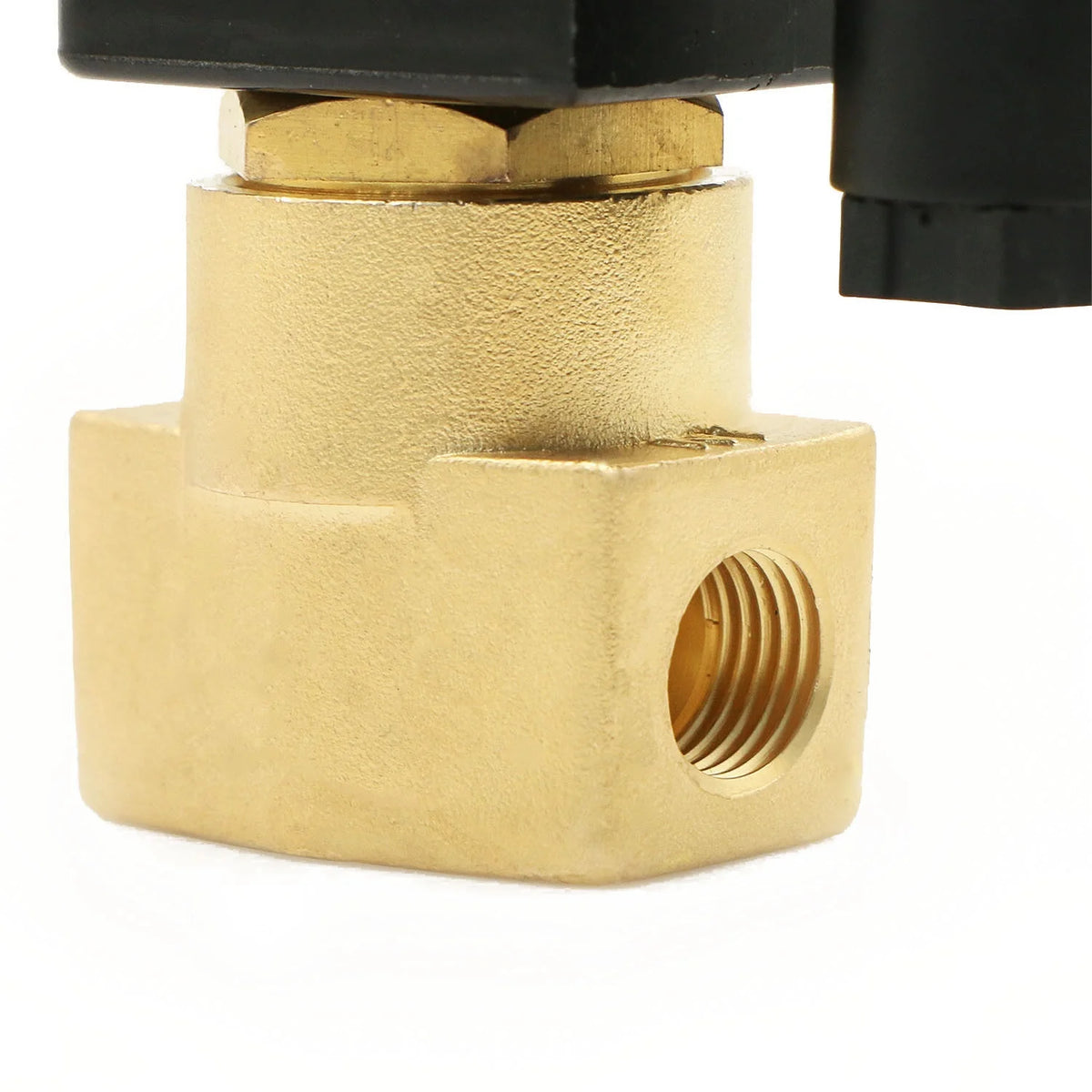 Normally Open NPT1/4'' Brass Electric Solenoid Valve AC120V Control Structure for Air Water EDV-08-NO