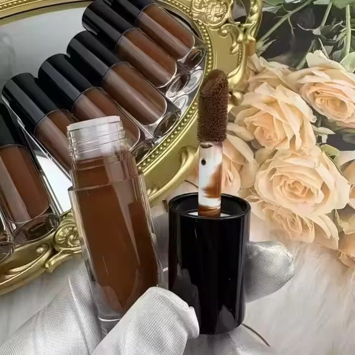 Hot Selling Wholesale Custom logo Vegan Cosmetics Pink Clear Nude Vendor Glitter Lipgloss Private Label Lip Gloss