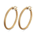 Hip-hop Hoop Earrings Geometric Large Round Earrings for Women Fashion Jewelry