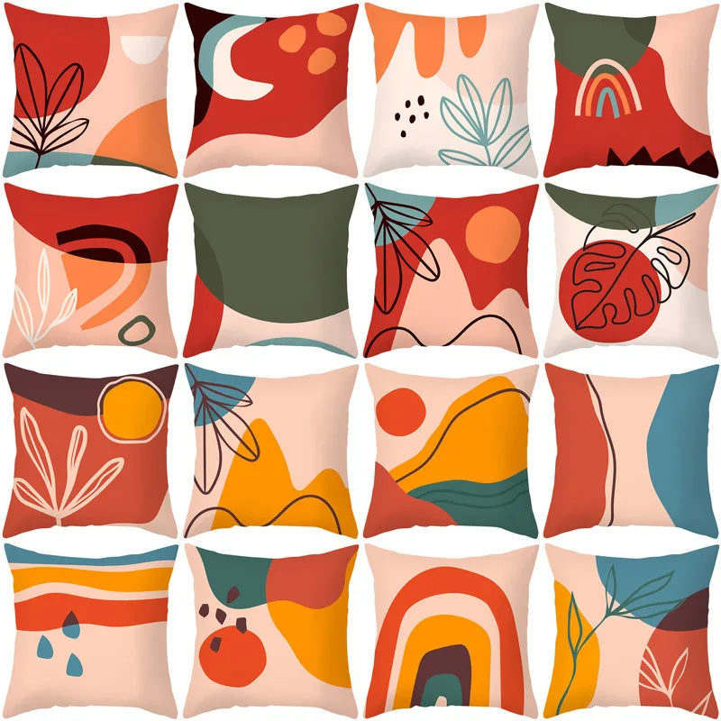 Modern Nordic Abstract Landscape Pattern Throw Pillow Case Home Sofa Decorative Cushion Covers Simplicity Style for Graduation