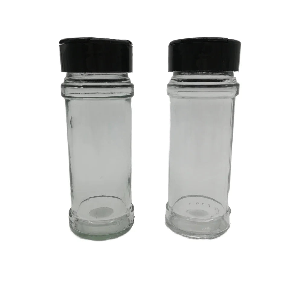 100ml Empty Spice Glass Bottle with Spice Shaker Lid