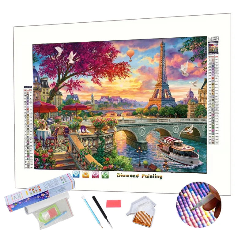 L-0470 Landscape Diamond Painting Decor Art Landscape Wall Paintings Photo Custom Diy Diamond Paintings