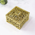 Personalized Gold Square Chocolate Box Wholesale Wedding Candy Gift Box Children's Day Plastic Candy Box