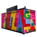 2025 Expandable Steel Container Restaurant Coffee Shop Movable Prefab Modern Food Kiosk 40ft