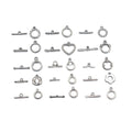 Stainless Steel OT Clasps Toggle Charms Pendant Connector for DIY Bracelet Necklace Jewelry Findings Making Jewelry Accessories