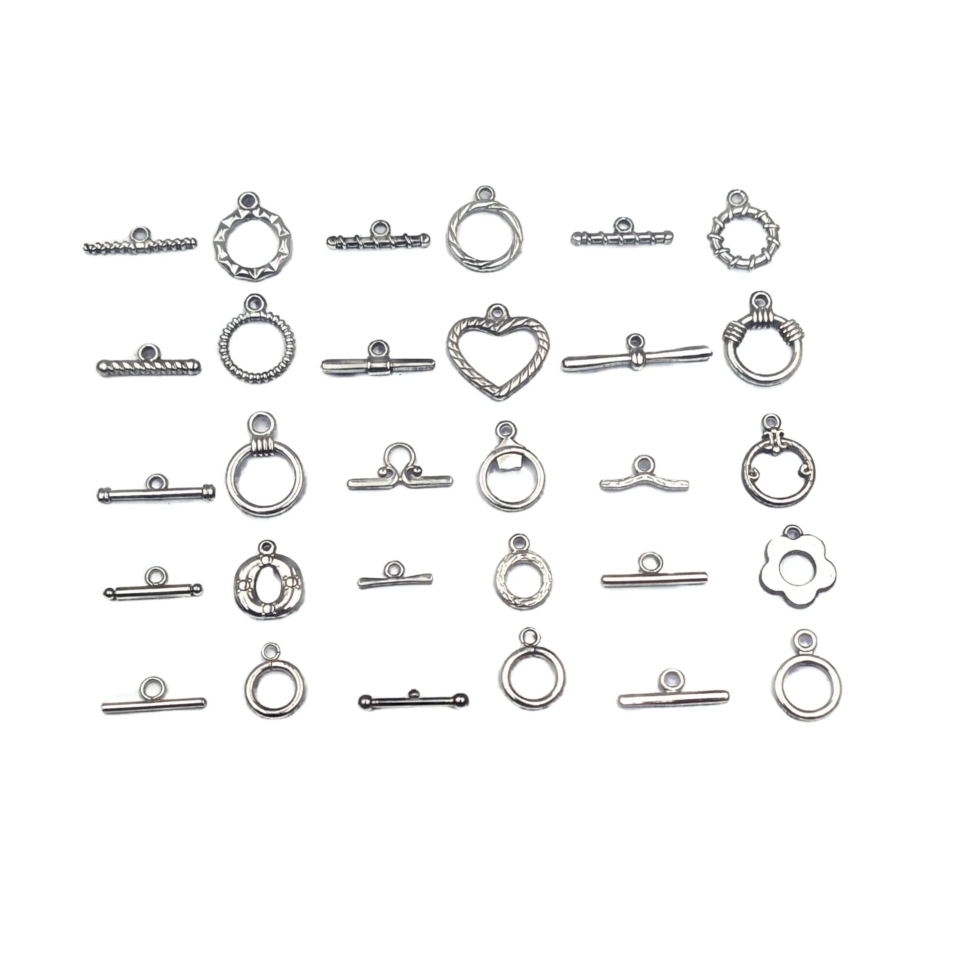 Stainless Steel OT Clasps Toggle Charms Pendant Connector for DIY Bracelet Necklace Jewelry Findings Making Jewelry Accessories