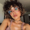 Large 2025 Ladies Glasses Frames Designer Luxury Cat-Eye Glasses Anti Blue Light Eyeglasses
