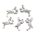 Charms Stork Delivering Baby Bird 23x18mm Tibetan Silver Color Pendants Antique Jewelry Making DIY Handmade Craft