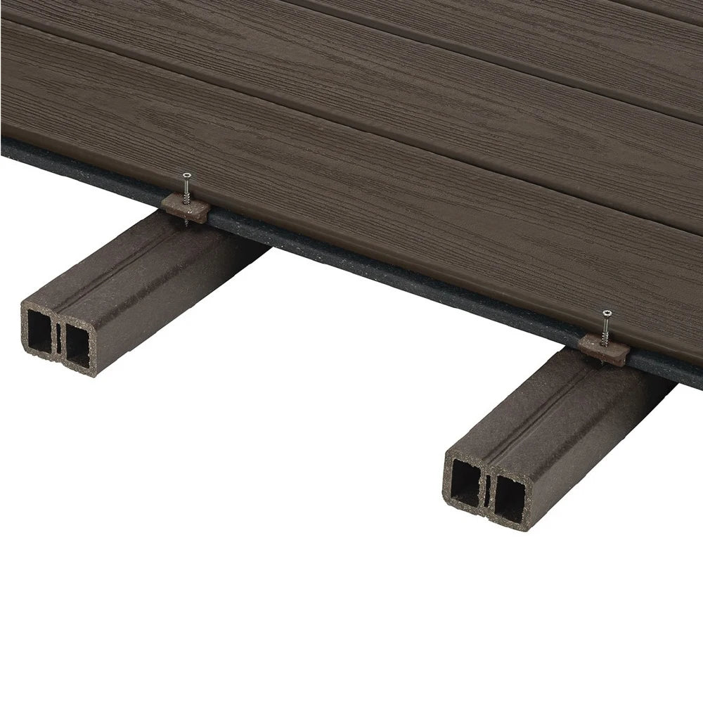Outdoor Bulk Custom Snap Sandwich Plastic Twist-lock Fasteners Composite Decking Universal Hidden Clip