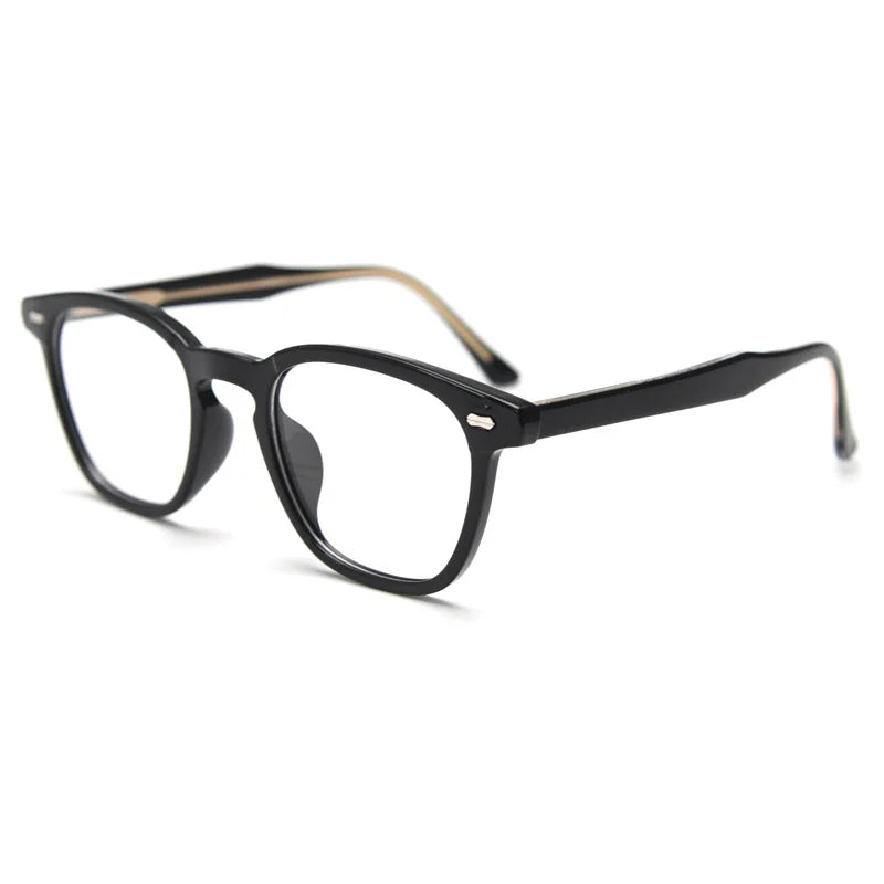 New Acetate square Myopia Glasses Frame Unisex Personalized Flat Frame