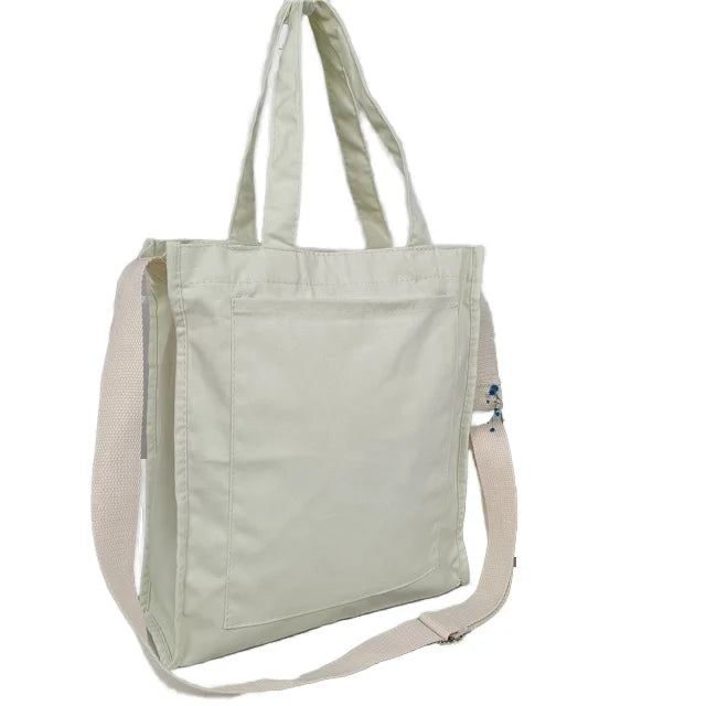 Women's Canvas Crossbody Shoulder Bag Sports-Style Handheld Mobile Back Pack Sling for Girls Travel-Friendly Fabric Handle