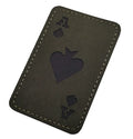 Customized 2x3.5 Inch IR Infrared Reflection Poker Glow Embroidery Patches